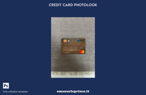 modello frontale photolook mastercard Banco BID Repubblica Dominicana stile veri